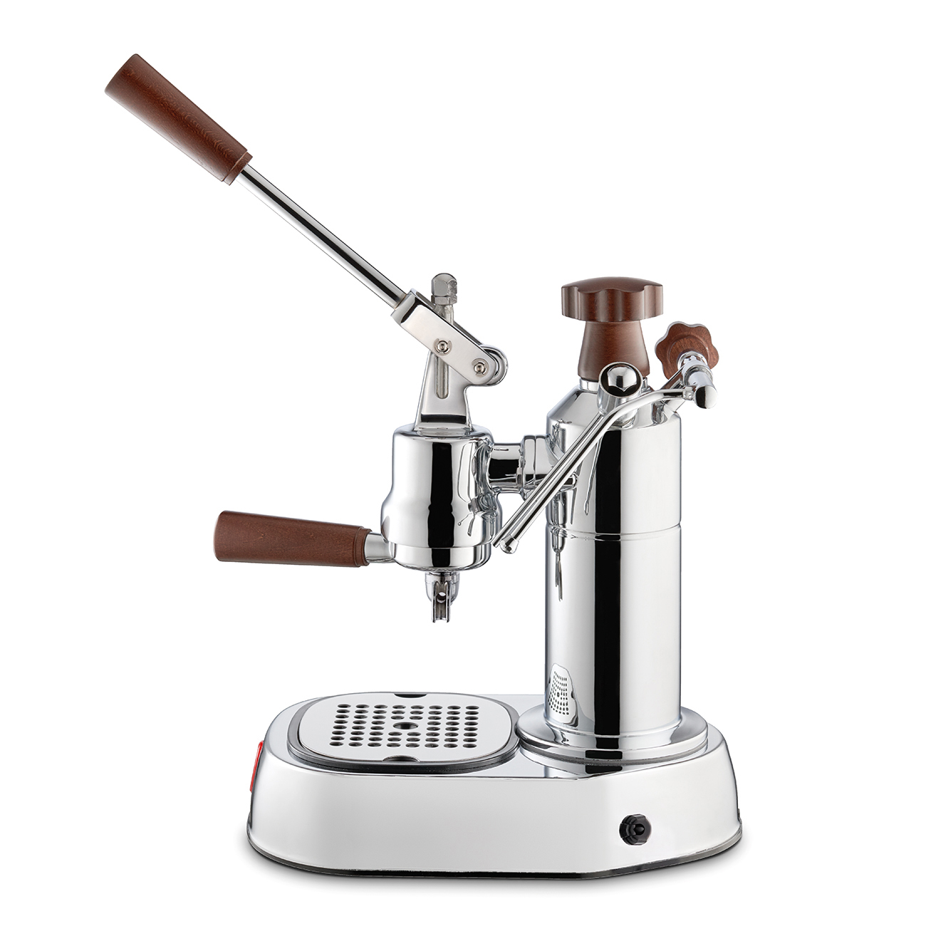 La Pavoni Europiccola Lusso Espressomaschine mit Holzgriffen