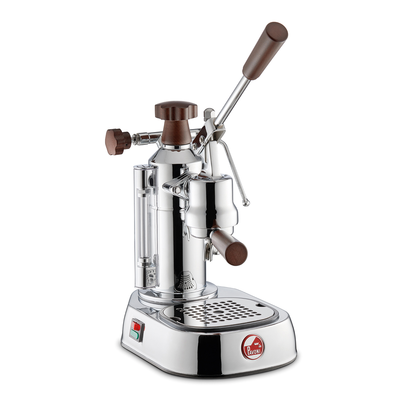 La Pavoni Europiccola Lusso Espressomaschine mit Holzgriffen