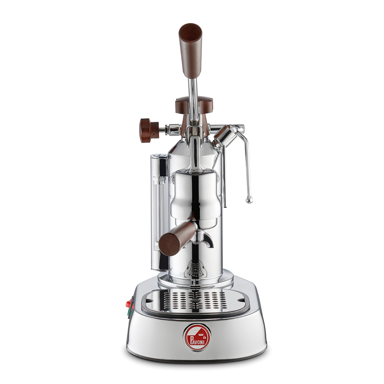 La Pavoni Europiccola Lusso Espressomaschine mit Holzgriffen